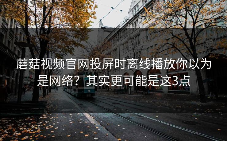 蘑菇视频官网投屏时离线播放你以为是网络？其实更可能是这3点  第1张